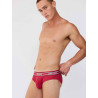 Supawear Ribbed Varsity Brief Underwear Red (T11232)