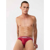 Supawear Ribbed Varsity Brief Underwear Red (T11232)