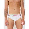 Supawear Ribbed Varsity Brief Underwear White (T11233)