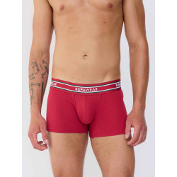 Supawear Ribbed Varsity Trunk Underwear Red (T11234)