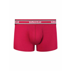 Supawear Ribbed Varsity Trunk Underwear Red (T11234)