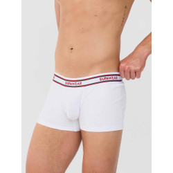 Supawear Ribbed Varsity Trunk Underwear White (T11235)