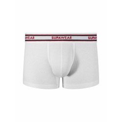 Supawear Ribbed Varsity Trunk Underwear White (T11235)