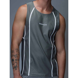 Supawear Airflow Singlet Tank Top Grey (T11216)
