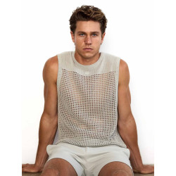 2eros Miami Singlet Tank Top White (T11509)