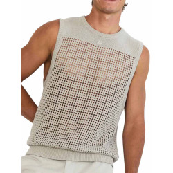 2eros Miami Singlet Tank Top White (T11509)