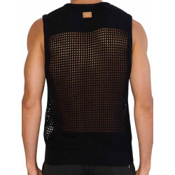 2eros Miami Singlet Tank Top Black (T11508)