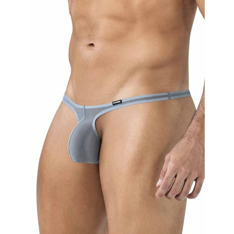 SP4NDEX Breeze Mesh Micro Thong Bulge Underwear Grey (T11271)