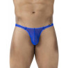 SP4NDEX Breeze Mesh Brazilian Thong Underwear Electric Blue (T11241)