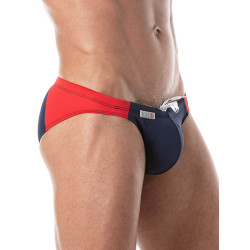 ToF Paris Holidays Swim Mini Brief Swimwear Navy/Red (T9119)