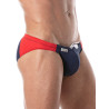 ToF Paris Holidays Swim Mini Brief Swimwear Navy/Red (T9119)