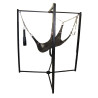 Rouge Leather Sling with Pillow and Sling Loops Black (T11503)