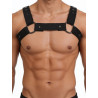 Neoprene Sport Muscle Harness Black Adjustable (T9079)