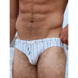 2eros V30 Printed Swim Brief Oceanus Blue (T11664)