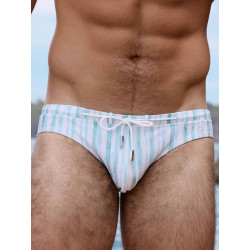 2eros V30 Printed Swim Brief Oceanus Blue (T11664)