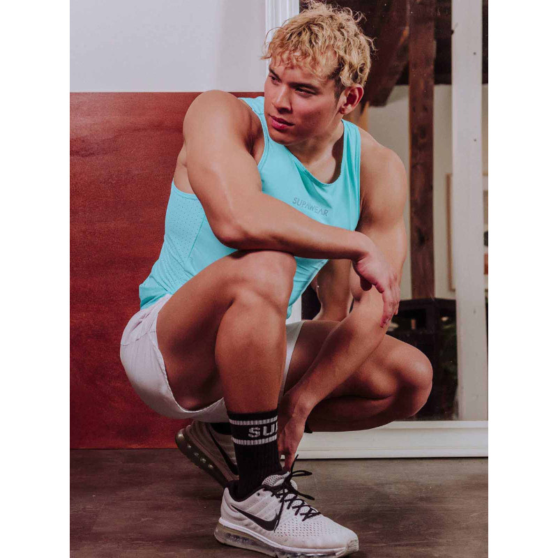 Supawear Speed Singlet Tank Top Black (T11666)