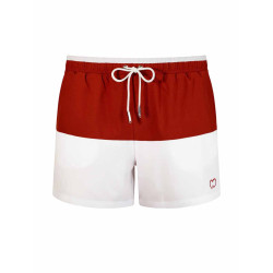 2eros S70 Colour-Blocked Byron Shorts Calypso White/Terracotta (T11667)