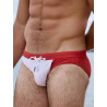 2eros V10 Colour-Blocked Swim Brief Calypso White/Terracotta (T11669)