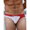 2eros V10 Colour-Blocked Swim Brief Calypso White/Terracotta (T11669)