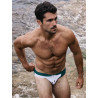 2eros V10 Colour-Blocked Swim Brief Calypso White/Green (T11670)