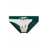 2eros V10 Colour-Blocked Swim Brief Calypso White/Green (T11670)