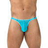 Cut4Men C4MSPX06 Mesh Thong Underwear Turquoise (T11514)