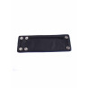 Rouge Leather Wrist Band Wallet with Piping Black (T11488)