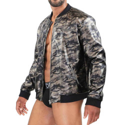 TOF Paris Commando Bomber Jacket Camo Brown (T11519)