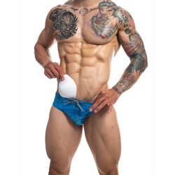 Cut4Men C4M33 Emerald Swimwear Brief (Pad Included) Blue Emerald (T11598)