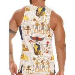 JOR Osiris Tank Top T-Shirt Printed (T9564)