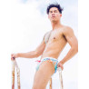 2EROS V10 Print Swim Brief Coralscape Blue (T14443)
