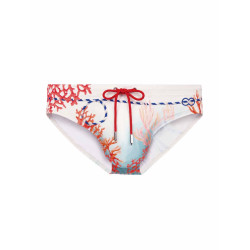 2EROS V10 Print Swim Brief Coralscape Blue (T14443)