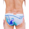2EROS V10 Print Swim Brief Coralscape Blue (T14443)