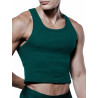 Supawear Ribbed Cropped Tank Top Emerald (T14447)