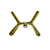 Rouge Leather O.T.H Front Harness Black with Yellow Piping (T11379)