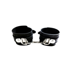 Rouge Rubber Ankle Cuffs Black (T11449)