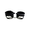 Rouge Rubber Ankle Cuffs Black (T11449)