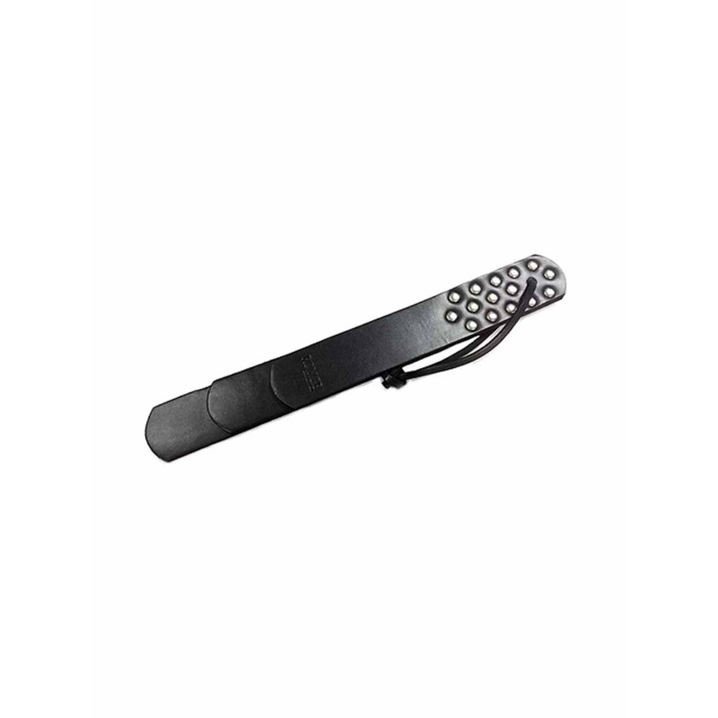 Rouge Leather Three Straps Paddle Black (T11467)