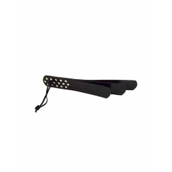 Rouge Leather Three Straps Paddle Black (T11467)