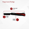 Rouge Short Suede Flogger Black (T11464)
