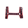 Rouge Leather Halter Harness Black/Red (T11383)