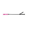 Rouge Short Leather Riding Crop Slim Tip 20'' Black (T11334)