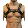 Rouge Leather O.T.H Front Harness Black with Yellow Accessories (T11378)