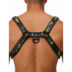 Rouge Leather O.T.H Front Harness Camo/Black (T11375)