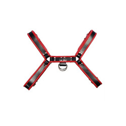 Rouge Leather O.T.H Front Harness Black/Red (T11376)