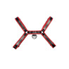 Rouge Leather O.T.H Front Harness Black/Red (T11376)
