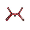 Rouge Leather O.T.H Front Harness Black/Red (T11376)