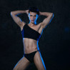 ToF Paris Chain Swim Top Black (T11889)
