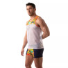 ToF Paris Floral Mesh Tank Top Yellow (T11897)