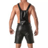 ToF Paris Kinky Overall Long Shorts Black (T12107)